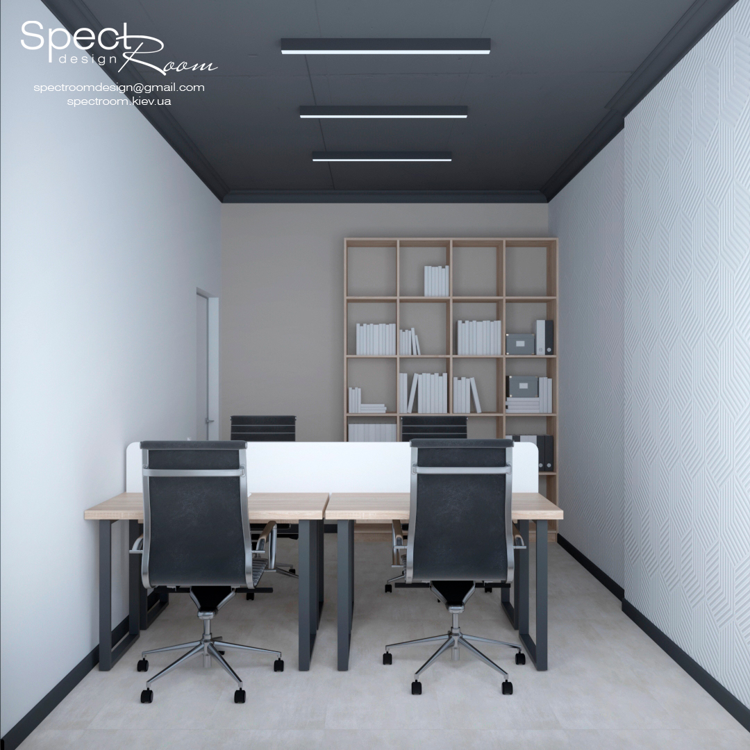 Дизайн п'яти офісів з однотипним плануванням  - Spectroom