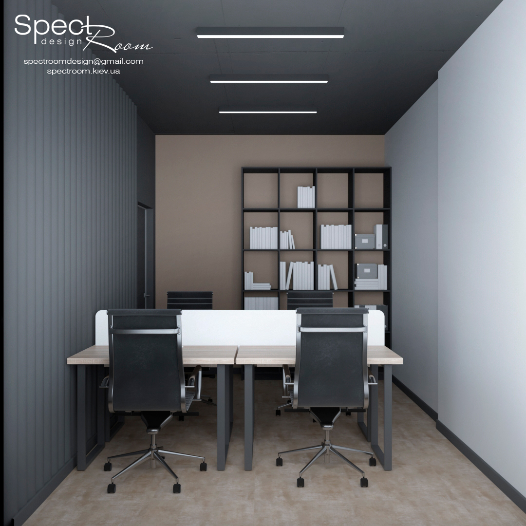 Дизайн п'яти офісів з однотипним плануванням  - Spectroom