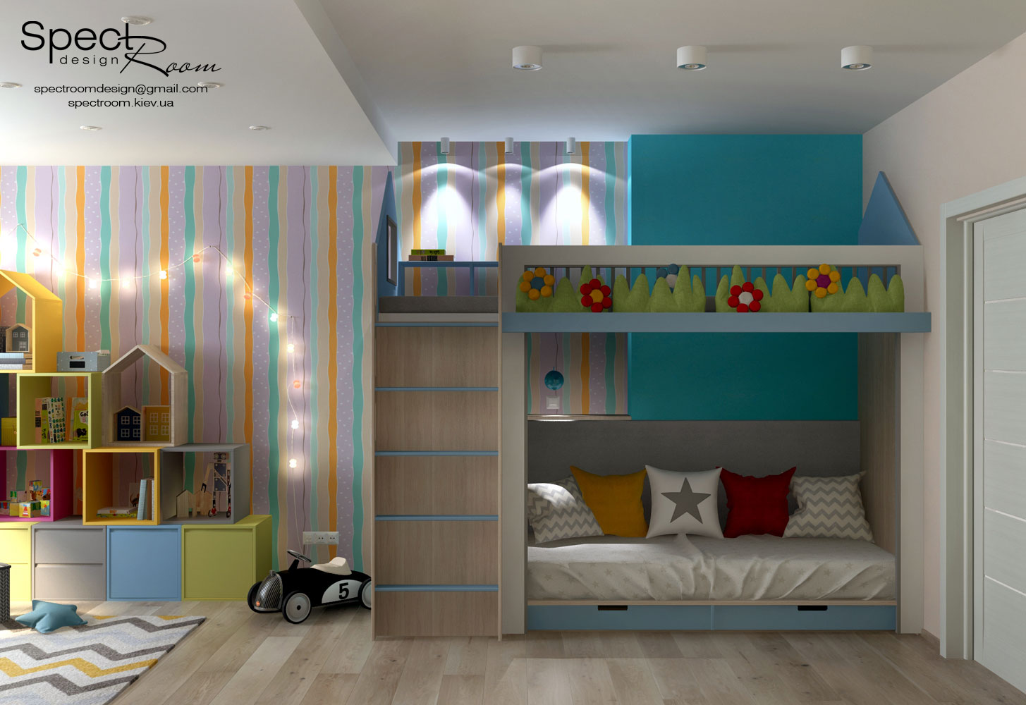 Дизайн квартири в ЖК Лазурний блюз  - Spectroom